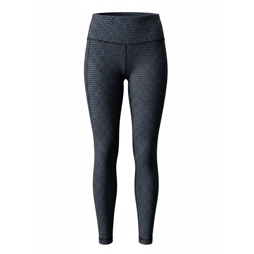 Lululemon Wunder Under Pant III Shatter Weave Desert Teal Alberta Lake, Size 4
